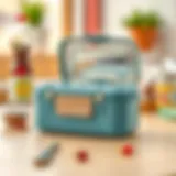 Innovative design of thermal lunch boxes showcasing insulation technology