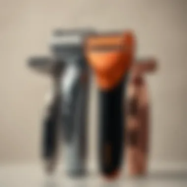 A comparison of different types of body shavers